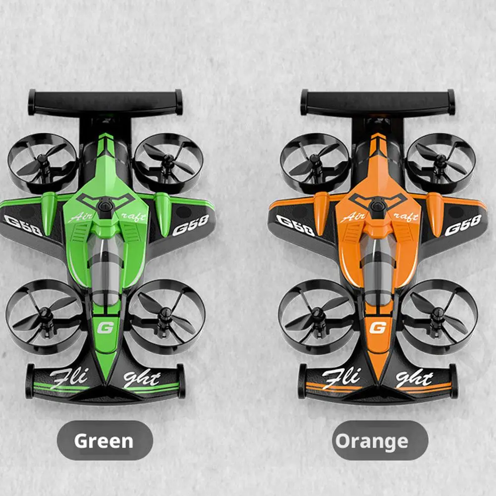 Drone Voiture 2 en 1 Rechargeable pour Enfant - Vert