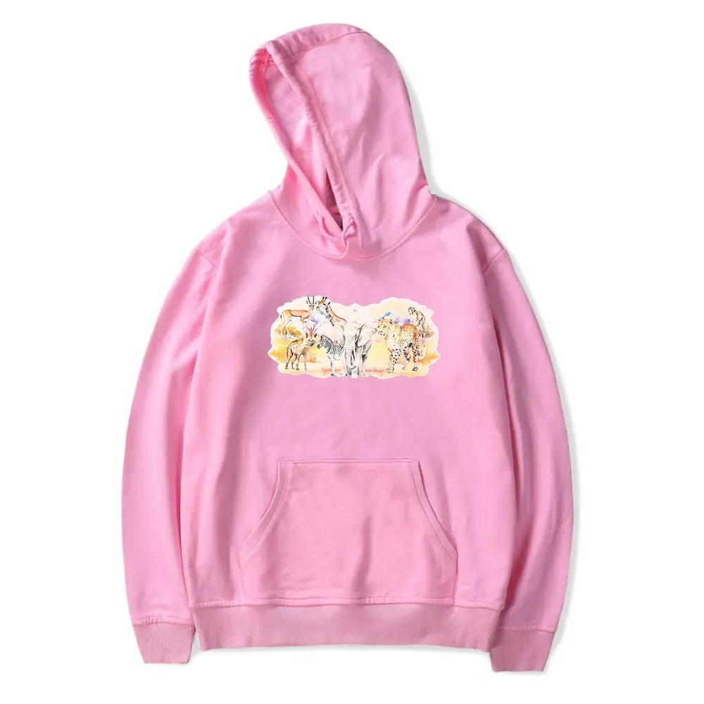 thumbnail image 1 of Sudadera unisex de manga larga con capucha y diseño de animales de Sturniolo Triplets Let's Trip para hombre y mujer, 1 of 5