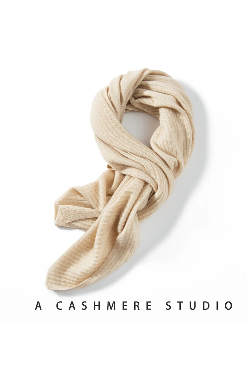 Sfe538732ab014459a058d0aba4f7208fv New Autumn and Winter Women's 100% Cashmere Shawl Knitted Cardigan Solid Color Scarf Fashion Warm High Quality Wool Mallzona