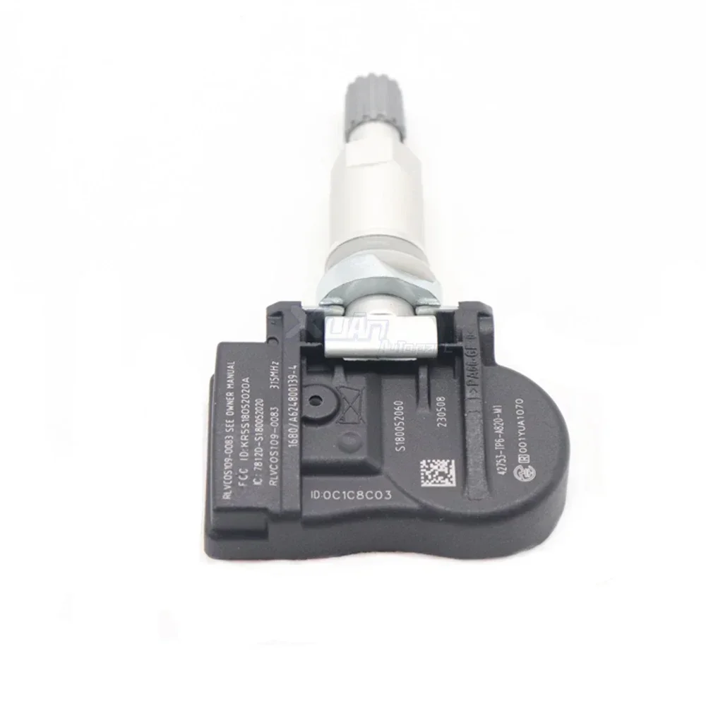 ڵ TPMS , ȥ ڵ ũν CR-V 2010-2015 Ÿ̾ з ͸ , 42753-TP6-A820, 42753-TP6-A821, 315Mhz