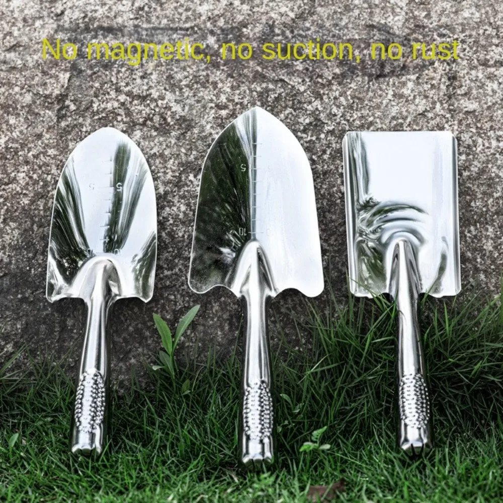 Practical stainless steel Garden Trowel Heavy Duty Ergonomic Grip Gardening Hand Tools Planting Transplanting Garden Hand Shovel 2