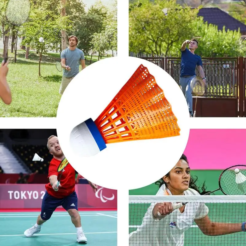 Lighting Badminton Night Glowing Shuttlecock Colorful Foam Ball Windproof Light-Up Outdoor Sports Entertainment For Children And