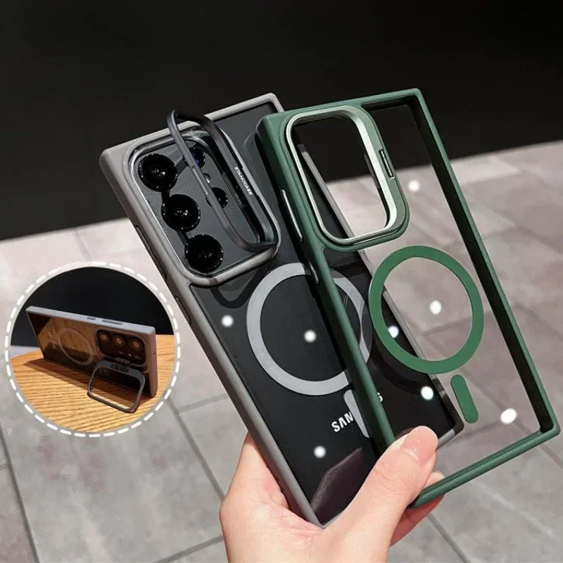 Magsafe-Compatible Clear Shockproof Wireless Charging Case