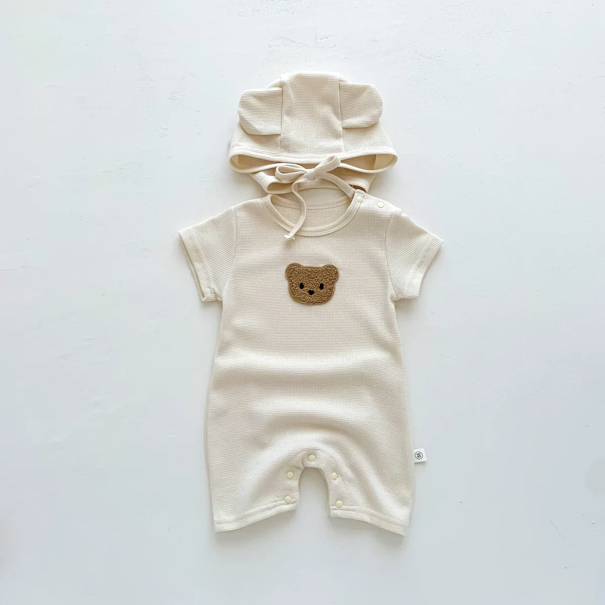 

Baby Sleeper Kids 3-24 Months Casual Onesie Boys Girls Korean Jumpsuit Toddler Breathable Romper Short Sleeve Bunting One-Piece