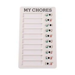Reusable Daily Planner and Chore Chart for Kids - Encouraging Responsibility and Self-Discipline (Blank MY CHORES)
