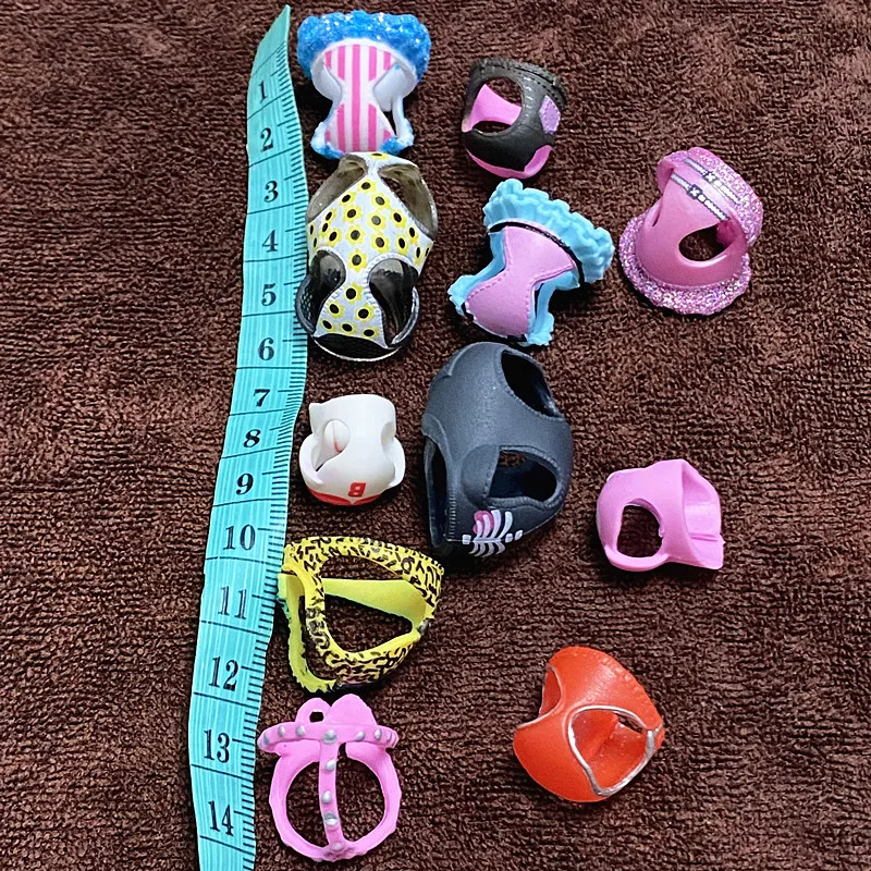 Random 5 pcs/lot Mixed Styles Plastic Clothes LOLs Pets Doll Pet Outfit Dog Cat Pony Rabbit Kids Gift Birthday Toy doll accessories doll clothes