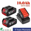 Battery de remplacement pour BOSCH Professional, 18V, 18650, 4,0 Ah, 5,0 Ah, 6,0 Ah, ProCORE 18V lithium battery BAT609, BAT618 4