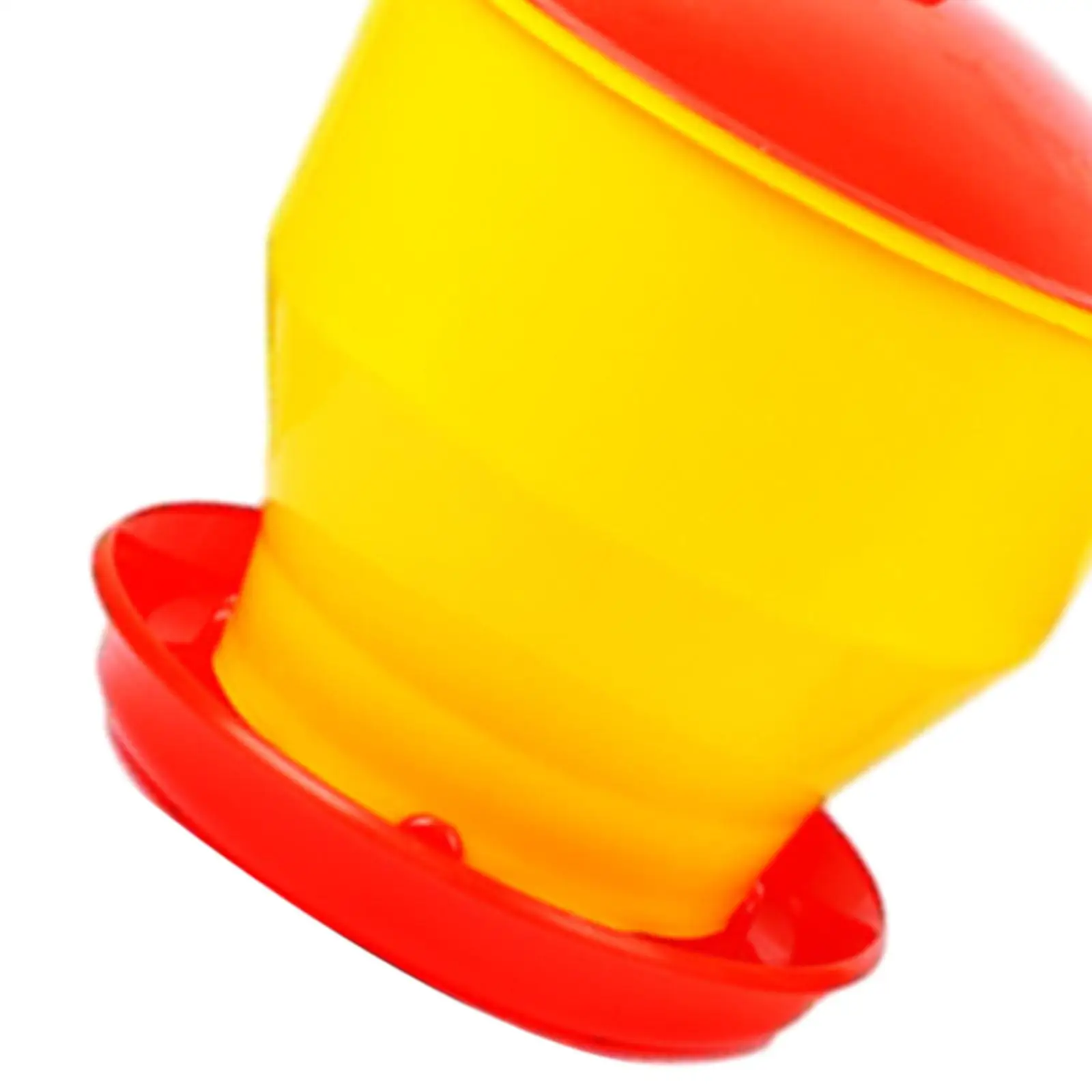 Chicken Feeder Chicken Water Feeding Bucket Auto Feeder Portable Bird Automatic Feeding Bucket for Pigeon Quail Budgie Hen Duck