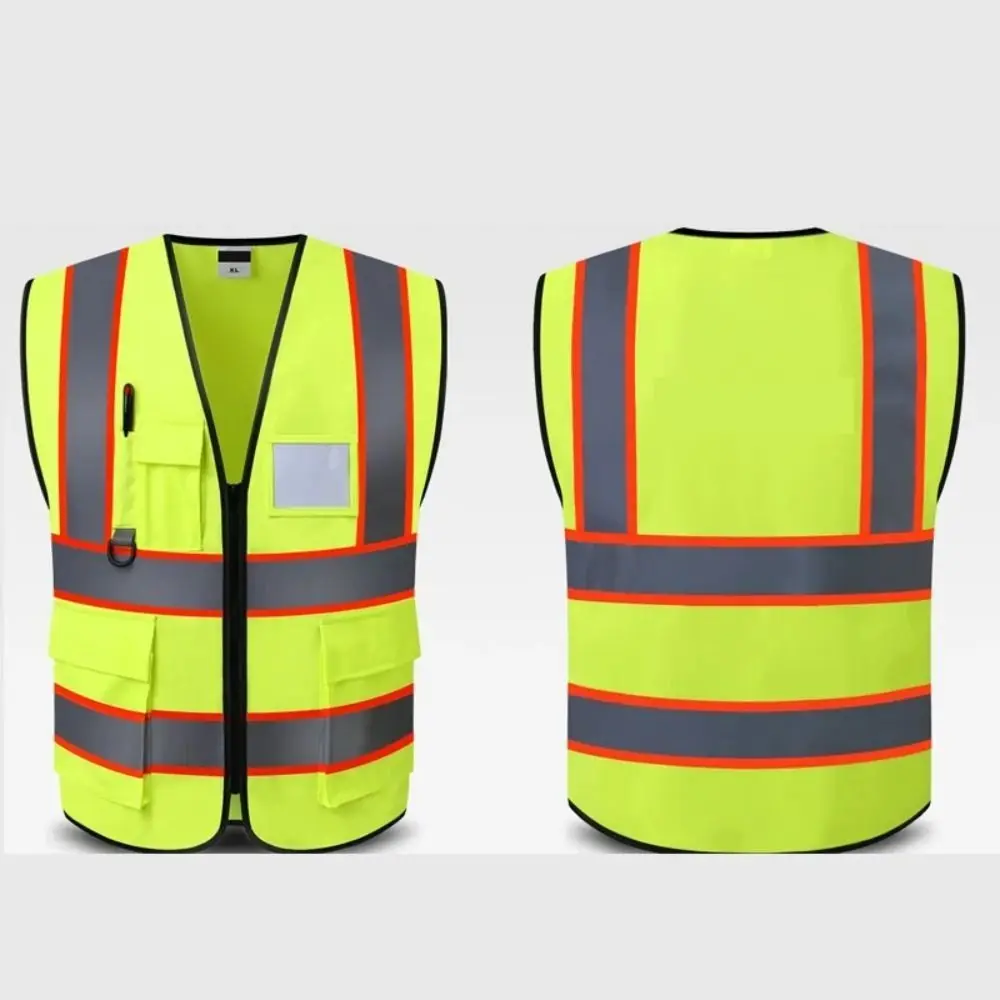 High Visibility Reflective Safety Vest Breathable Wear Resistant Traffic Waistcoat Fashion Comfortable Cycling Safe Jacket