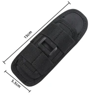 Tactical Flashlight Pouch Belt Torch Bag Durable Hunting Lighting Accessory Survival Kits 360 Degree Holster Rotary Torch Case 2