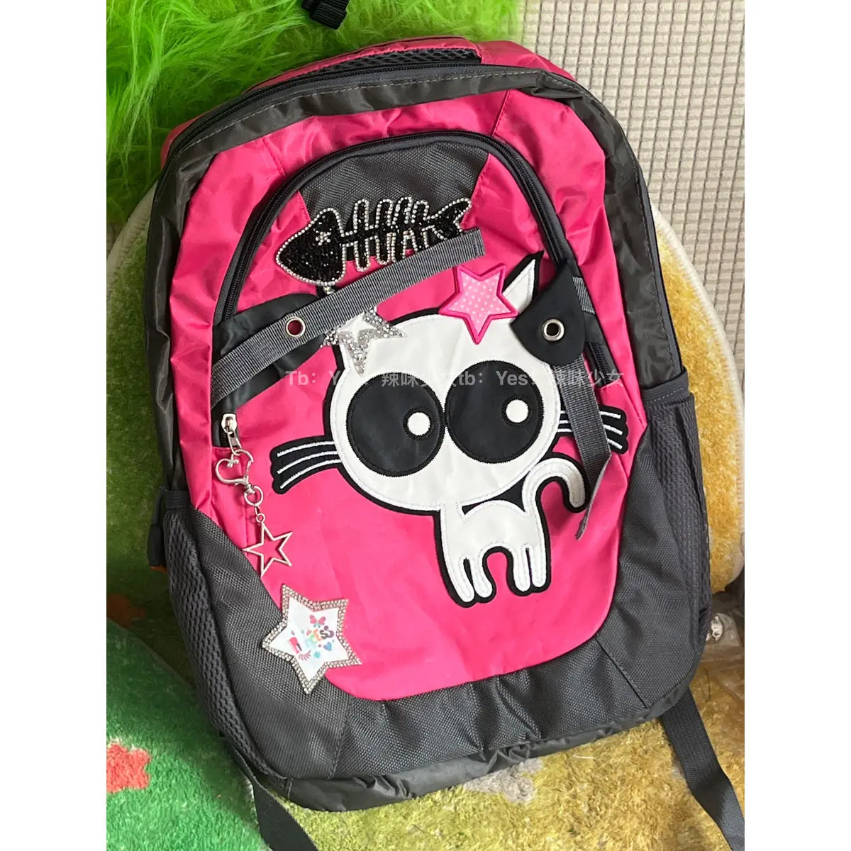 thumbnail image 1 of Mochila vintage Y2k para mujer, mochila de viaje informal japonesa de gran capacidad, 2024, bolsas para mujeres, bolsos de diseñador de moda para mujer, 1 of 5