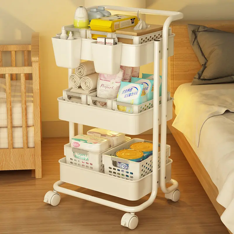 Piccolo Carrello Scaffalature Cucina Bagno Snack Mobili Camera Da Letto Scaffale Cucina Isole Carrelli Carrello Di Rotolamento Carrelli Bar Ins