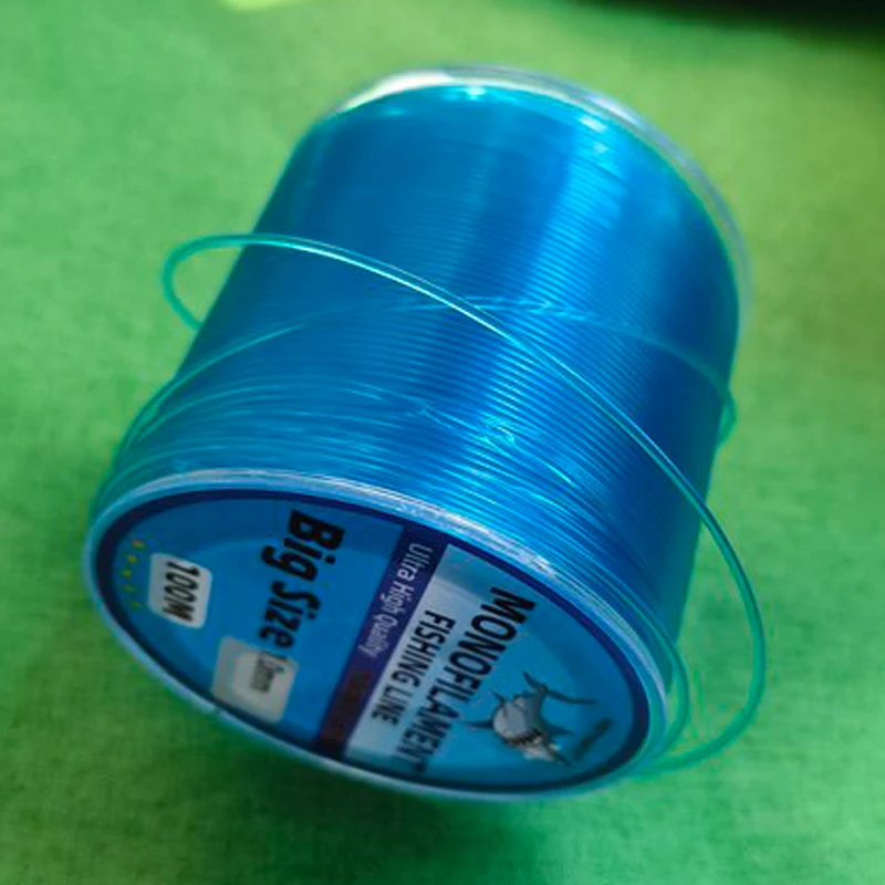 100 m Monofilament-Angelschnur, stark abriebfest, Big Game Mono-Nylon-Vorfachschnüre, unterer Speicherdurchmesser 0,6–1,0 mm – Detail 3