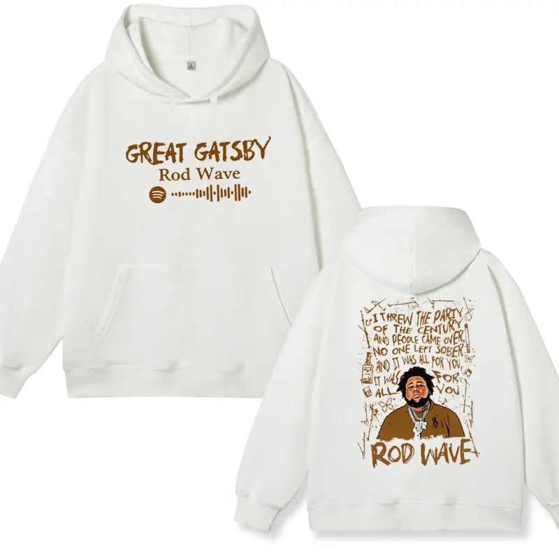 Rapper Rod Wave Nostalgia Tour Concert Retro Hoodie Male Winter Aesthetic Sweatshirts Men Women Fashion Oversized Pullover Hoody