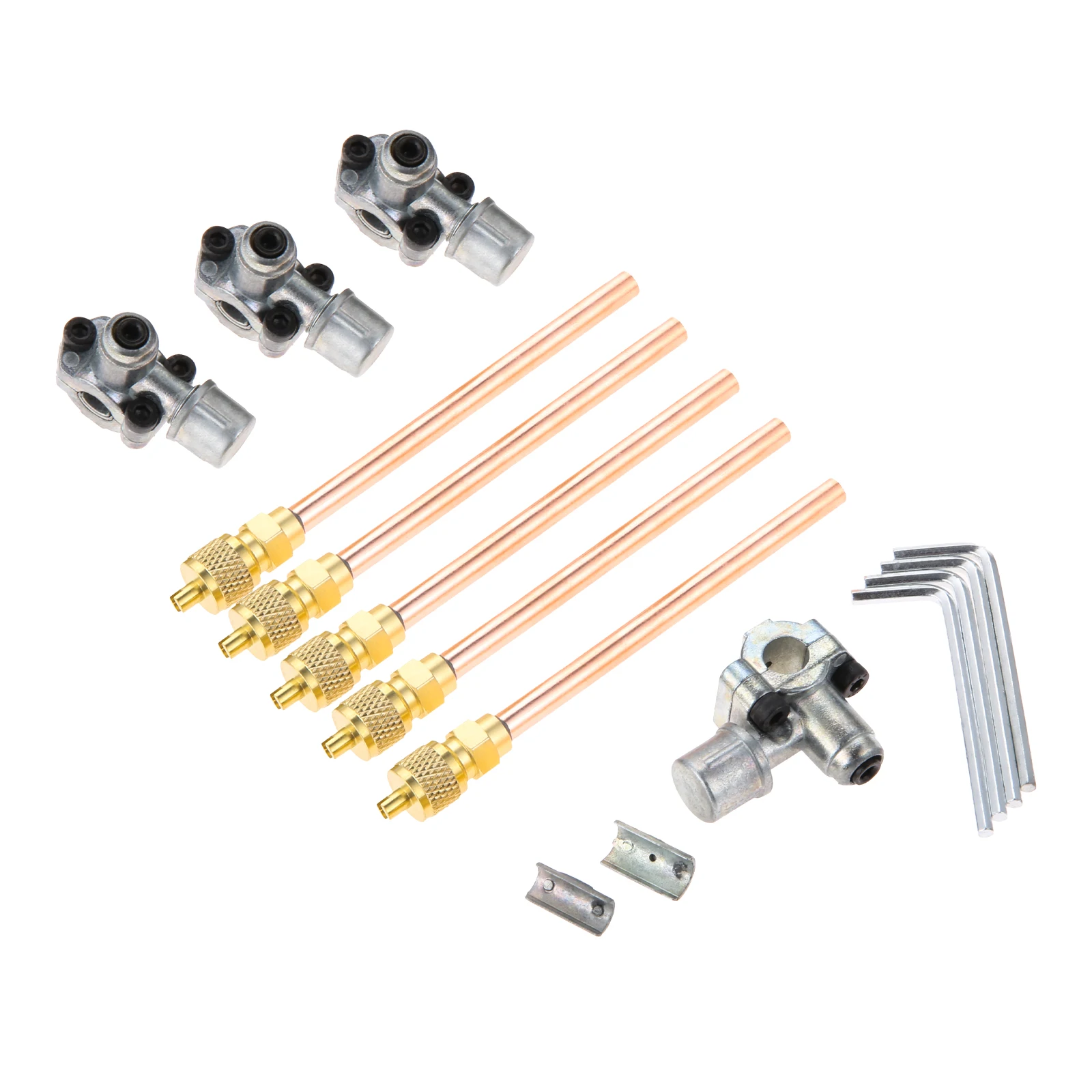 

Bullet Piercing Valve Kit BPV-31 Bullet Piercing Tap Valve for 1/4 Inch, 5/16 Inch, 3/8 Inch Dia Pipes & Access / Service Valve