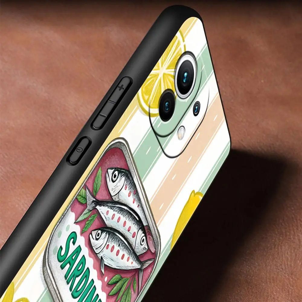 Funny Fish Sardines Laser Soft TPU Phone Case Cover
