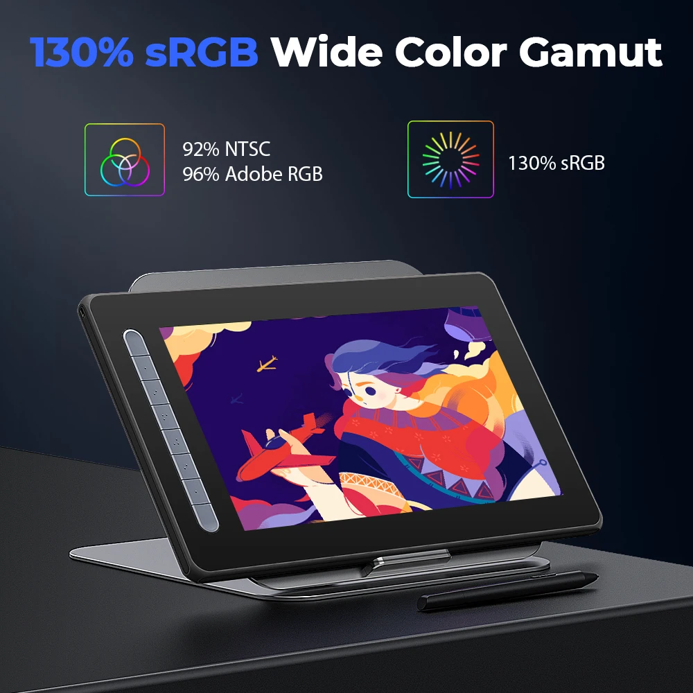 XPPen Artist 13 2nd Gen Graphic Tablet Monitor with 130