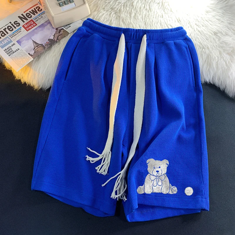 

Summer big bear Shorts men hip hop trendyol fashion streetwear large size casual sports basketball shorts
