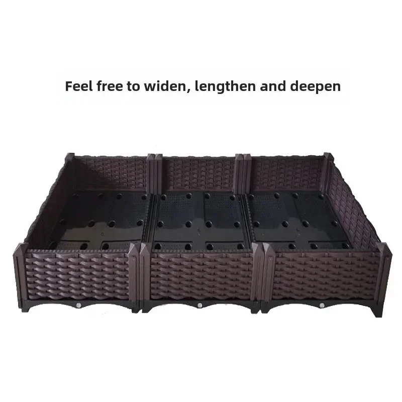 Vegetable Planting Box Household Balcony Planting Vegetables Outdoor Gardening Cultivation Box