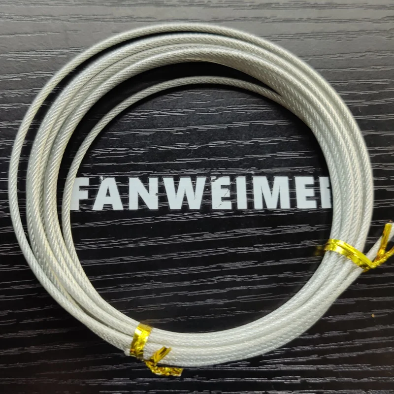 NEVERTOOLATE 2,.5mm x 3m steel cord coated with PVC skip jump rope backup rope spare part accessories 4