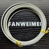 NEVERTOOLATE 2,.5mm x 3m steel cord coated with PVC skip jump rope backup rope spare part accessories 4