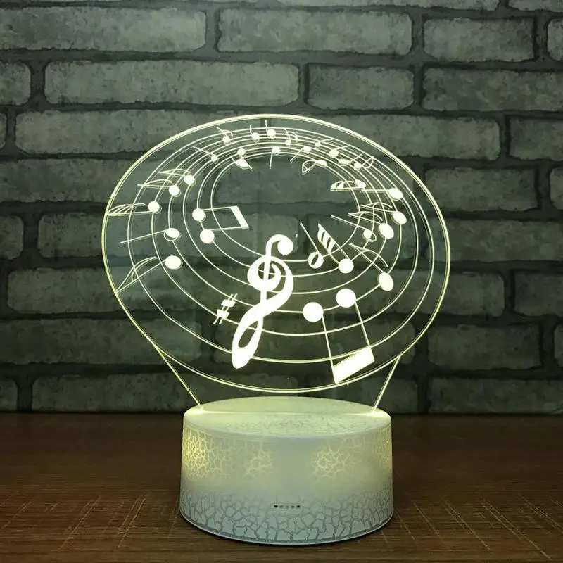 

Trade Source Note 3d Lamp Новинка светильник-излучаемые светодиодные креативные продукты подарок Ночник Новинка Usb Светодиодная лампа