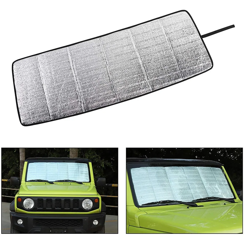 Auto Windschutzscheibe Sonnenschirm Schatten Abdeckung für Suzuki JIMNY  2019 2020 Isolierung Schutz Sonnenblende Zubehör - AliExpress