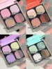 Qianyan Four-color Eyeshadow Monochrome Liquid Eyeshadow Matte Micro-flash Polarizing Eye Makeup 3