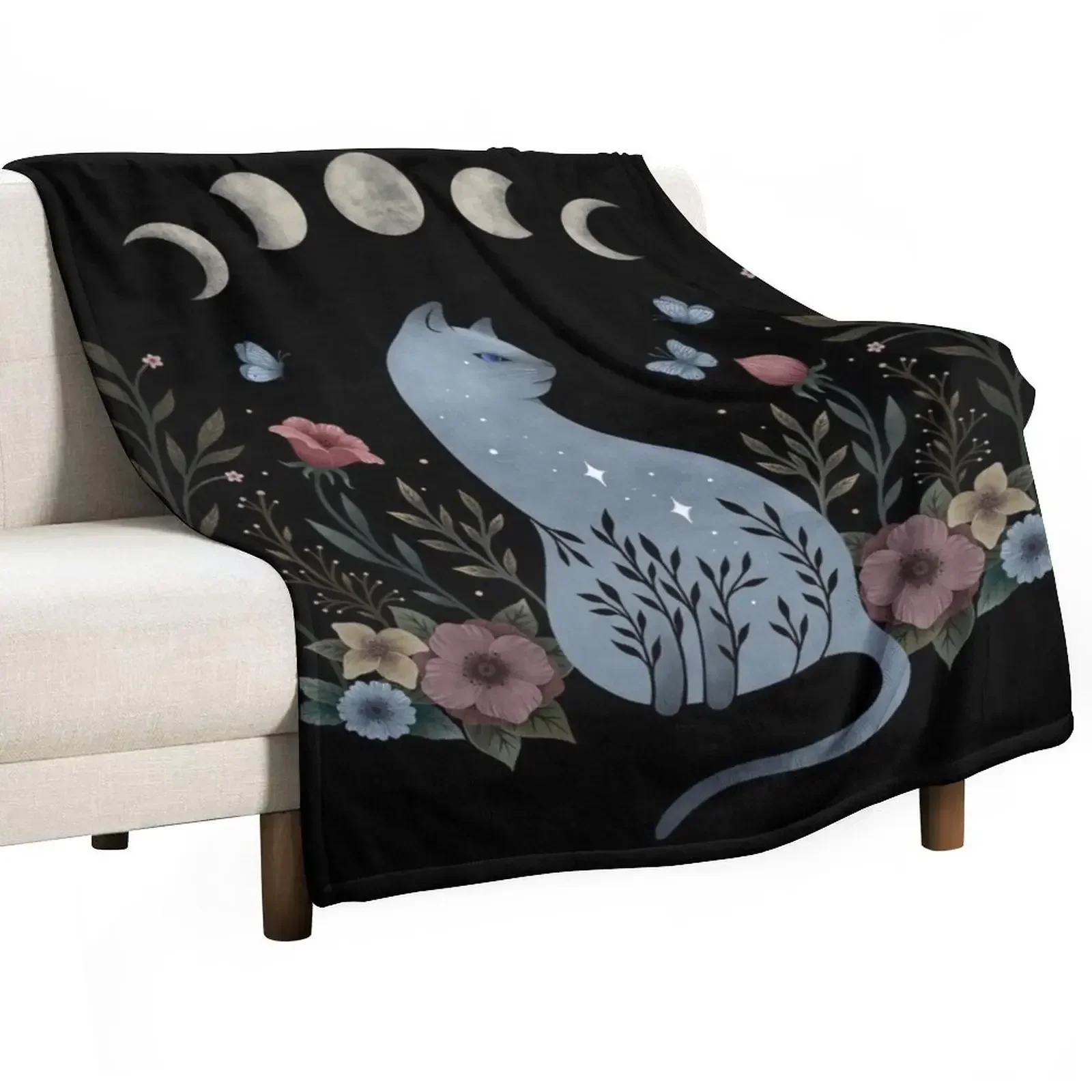 

Cat on the Hill Throw Blanket christmas decoration Sofa Throw Single Blankets