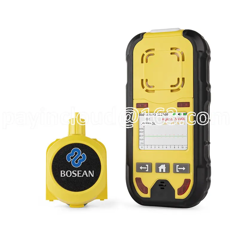 

Pump Suction Digital Gas Detector O2 H2S CO LEL Gas Monitor Oxygen Hydrogen Sulfide Carbon Monoxide Combustible Leak Detector
