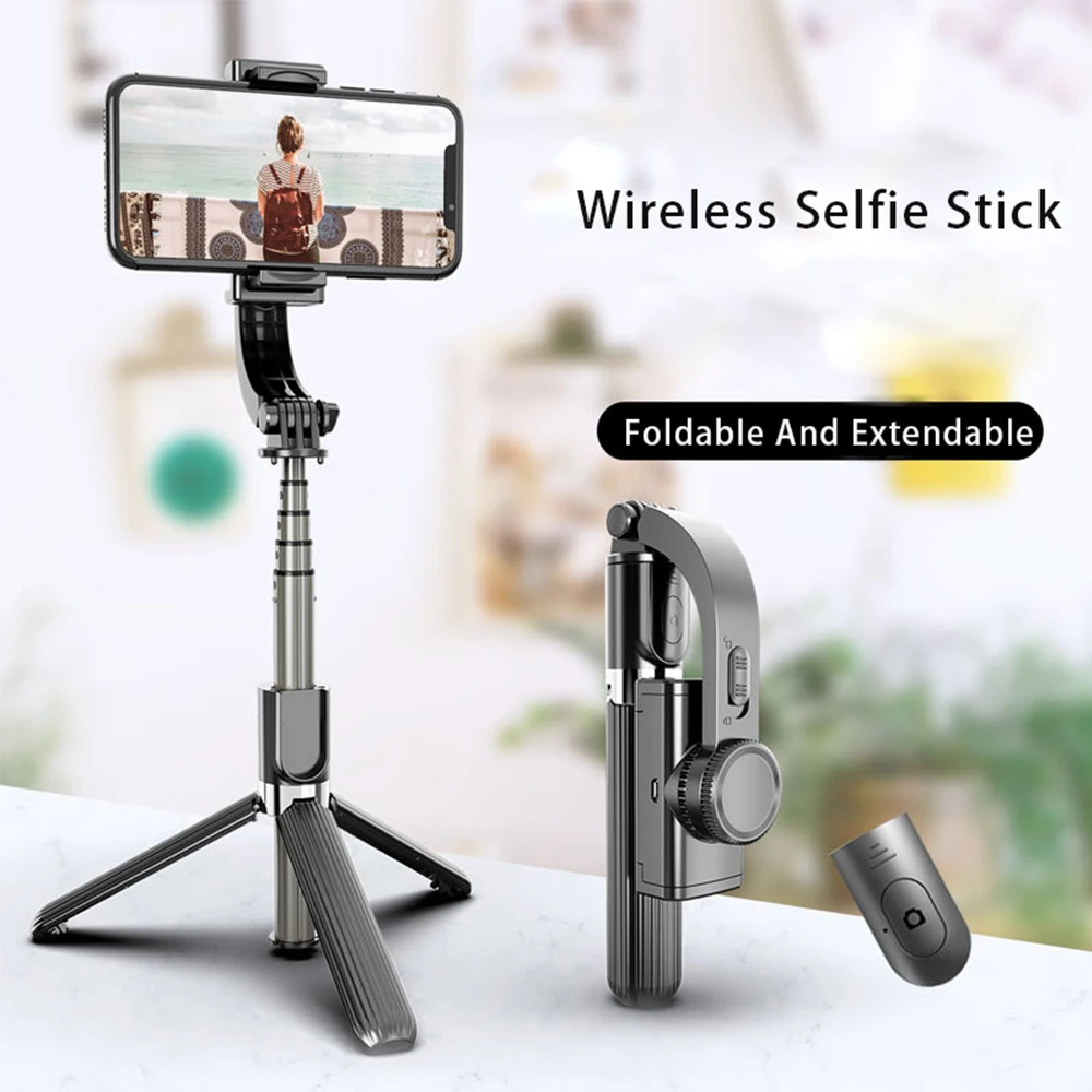 

Wireless Selfie Stick Mini Tripod Extendable Monopod 360° Rotation Phone Stand Holder With Remote Shutter For IOS Android Phone