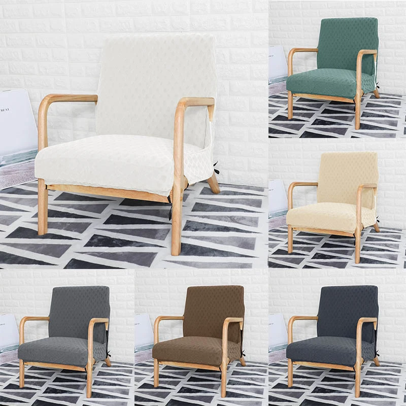 Highdi - Funda Elástica Para Sillón Con Cremallera, Colores Lisos, Protección Antideslizante, Para Salón O Dormitorio