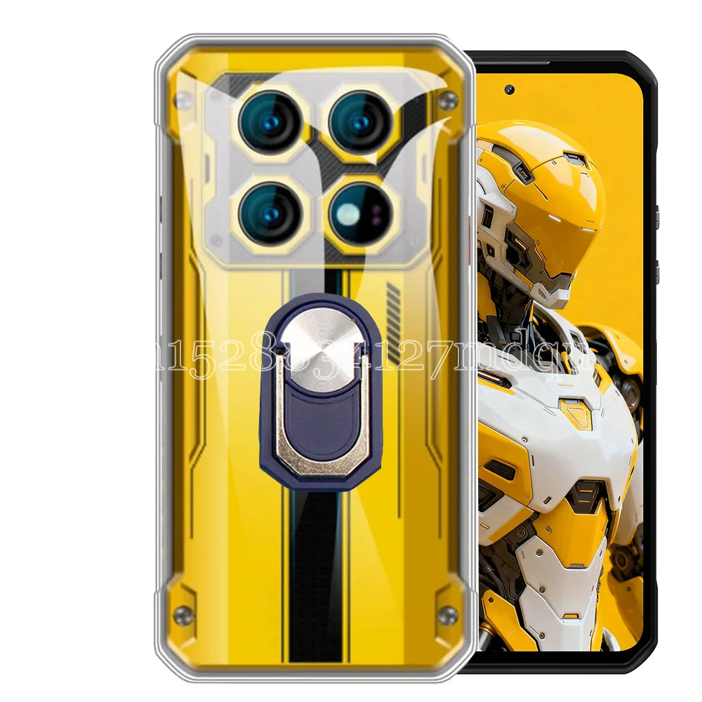Shockproof Soft TPU Kickstand Ring Holder Case Cover