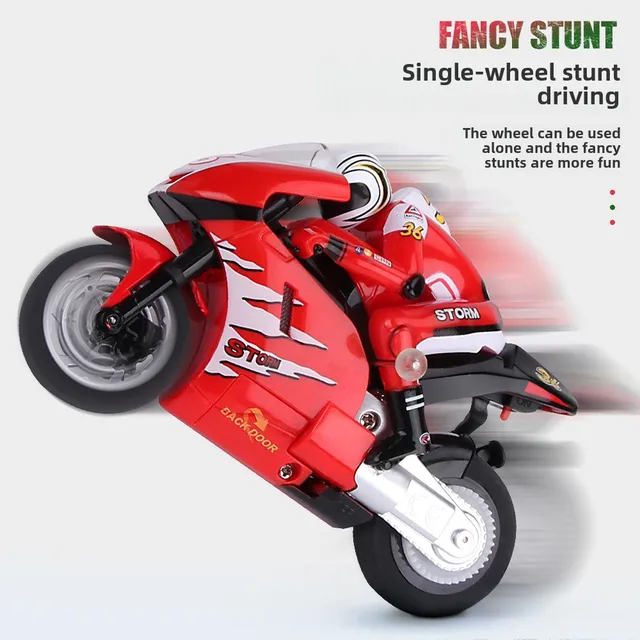Quality Motor RC Motorcycle Electric High Speed Remote Control Car Recharge 2.4Ghz Racing Moto Bike of Boy Toy Gifts wholesale 5