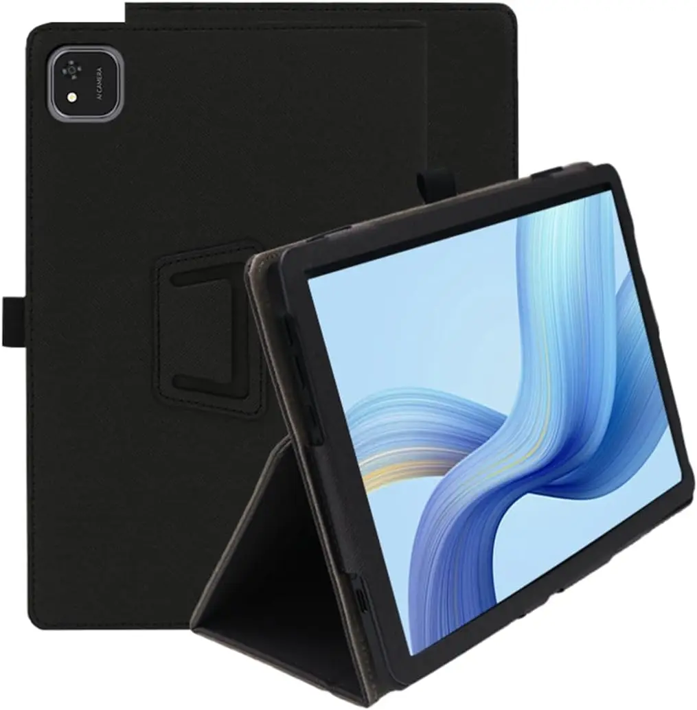 Premium PU Leather Tablet Case with Stylus Pen Loop Holder