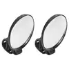 2pcs/set Bike Rear View Mirror 8cm Adjustable Wide Angle Round Scooter Rearview Mirror Universal for Wheelchair Bicycle 2