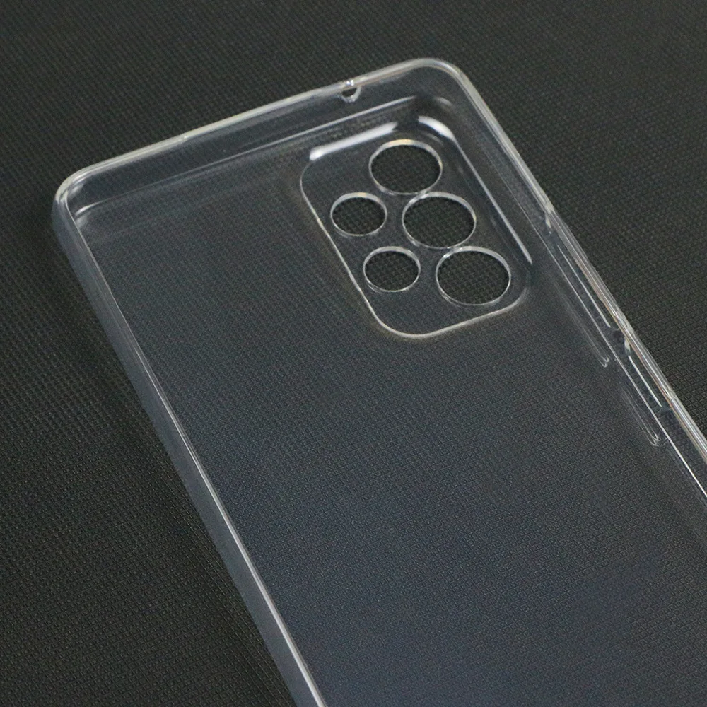 Transparent Silicone Soft Phone Case - Durable and Sleek Design