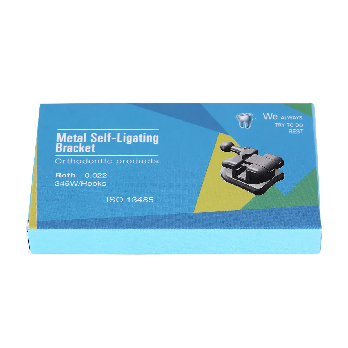 AZDENT Dental Kieferorthopädische Klammern Klammer AZDENT Passive selbstligierende ROTH MBT 0,022 Haken 3 4 5 mit Bukkalröhrchen MIM Monoblock – Detail 2