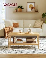 2Tier Coffee Table for Living Room Living Room Table Rectangular Center Table 2