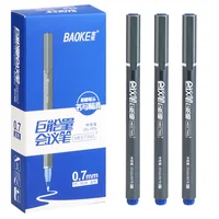 BAOKE PC3838 0.7mm Meeting Gel Pen Smooth High-Capacity Office Pen 1