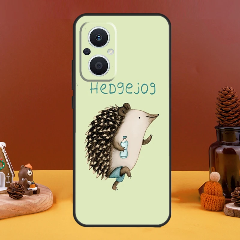 Hedgehog Design Protective Phone Case