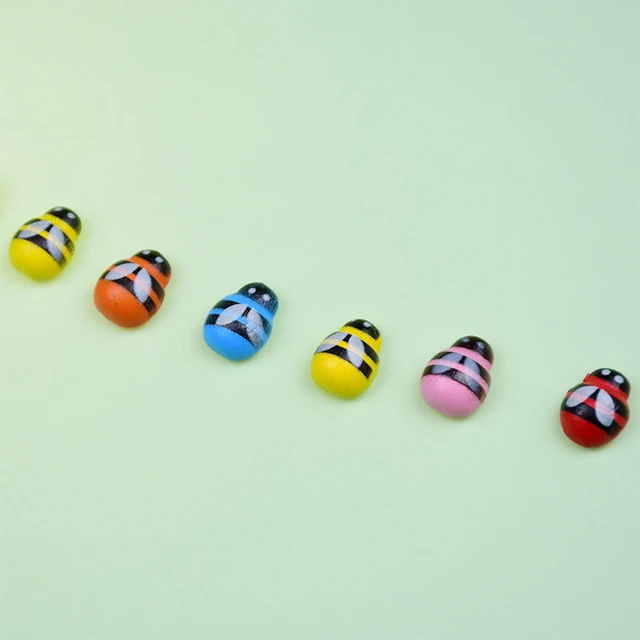 100 Darabos Mini Fa Méh Diy Kézműves Hűtőszekrény Fali Matrica Otthoni Dekoráció Esküvői Baba Zuhany Gyerekek Születésnapi Party - Image 3