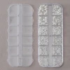 Round White Pearls Nail Beads Nail Charms 12 grids (0.15-0.5cm) Caviar Beads Nail Jewels Half Round Pearl Gems DIY Nail Art Deco 6