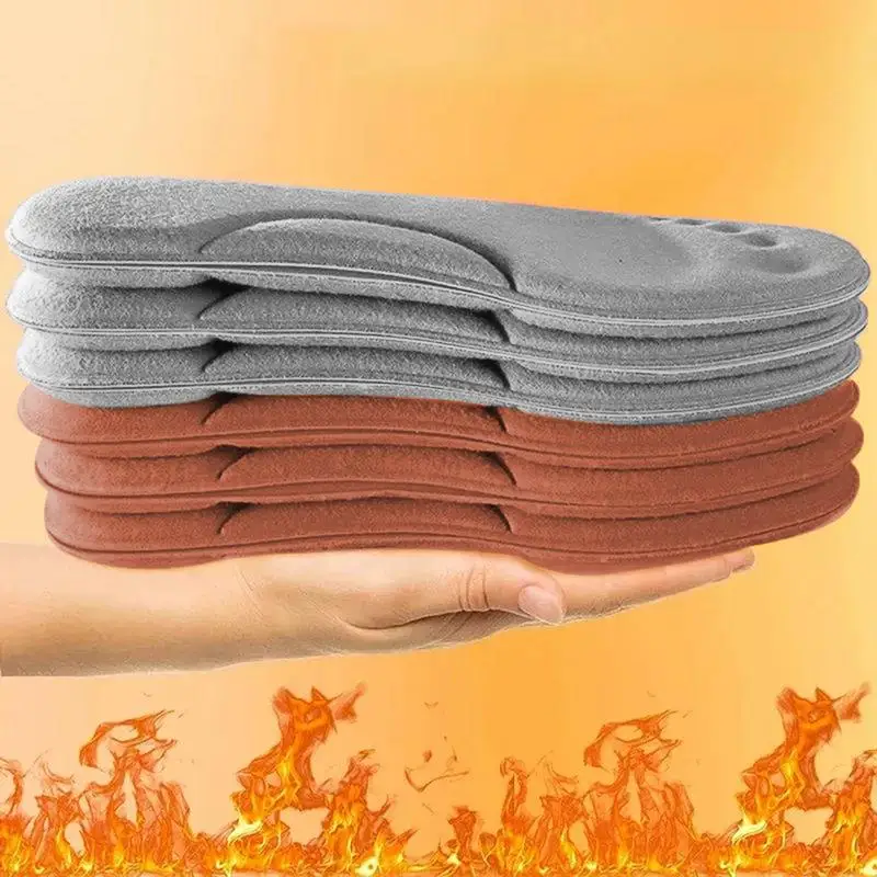 

1 Pair Self-heated Insoles Feet Massage Thermal Thicken Insoles Memory Foam Shoe Pads Winter Warm Men Women Sports Shoes Pads