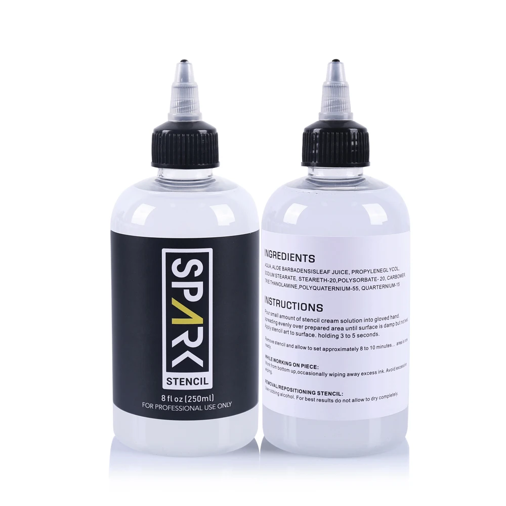 4oz/8oz Spark Professional Permanent Tattoo Transfer Cream Tattoo Stencil Ink
