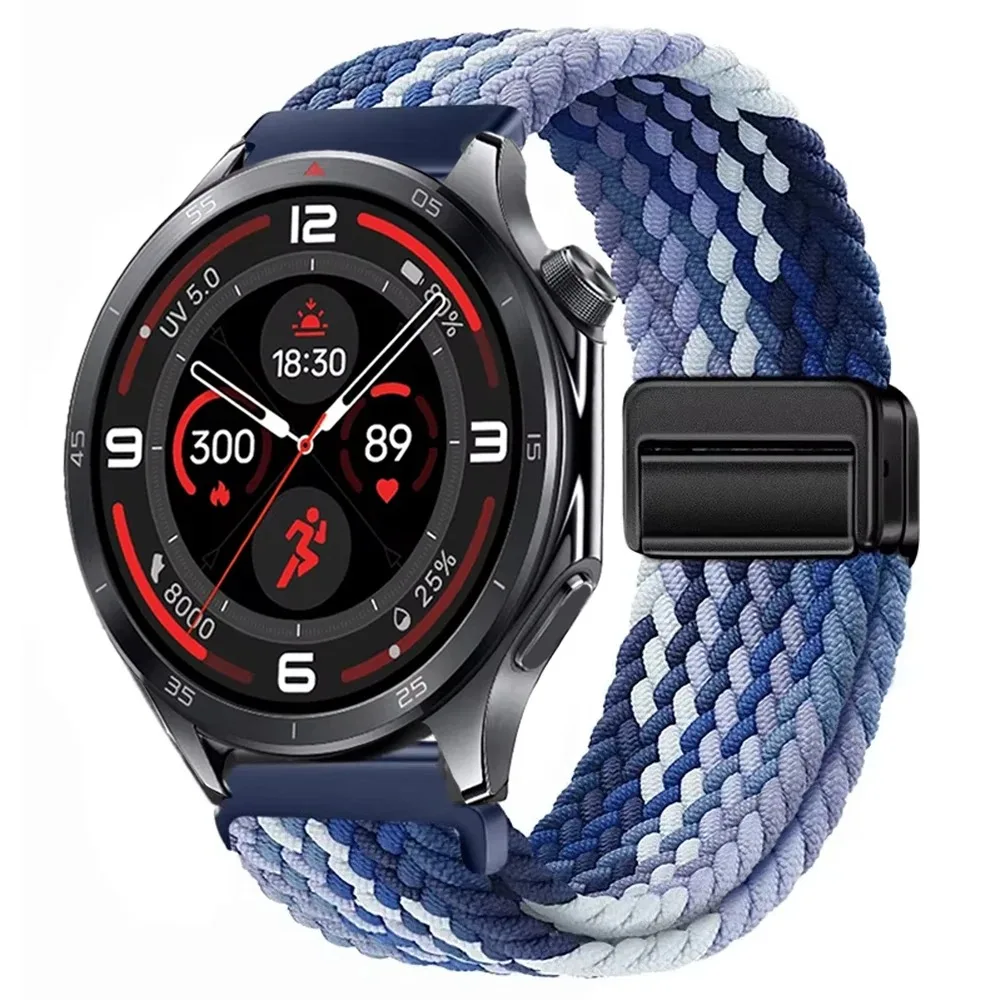 Braided Sport Nylon Strap, 22mm - Durable & Stylish Watchband Bracelet