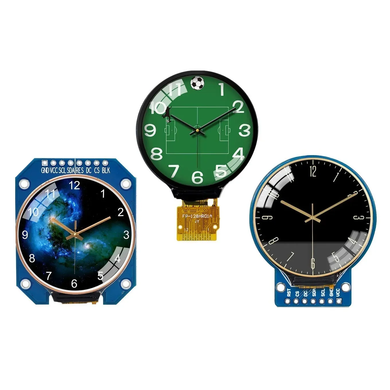 1.28 Inch Round TFT LCD Display Module: RGB 240x240, GC9A01 Driver, 4-Wire SPI Interface, PCB for Arduino Description Image.This Product Can Be Found With The Tag Names Automotive, Beauty Health, Computers Electronics, Fashion, Home Garden, Online shopping, Phones Accessories, Toys Sports, Weddings Events