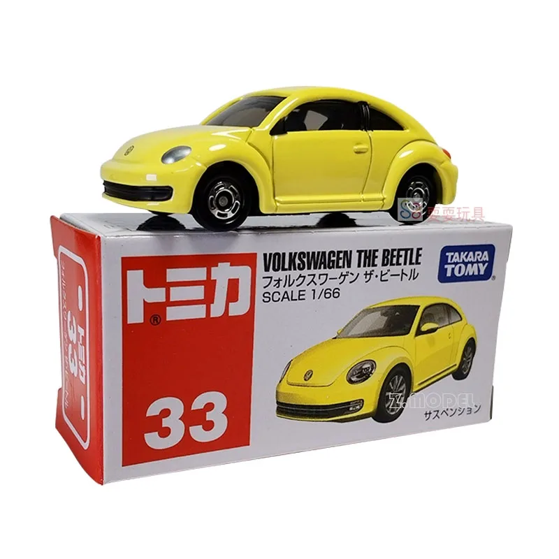 

TAKARA TOMY TOMICA die-cast alloy car model Toy # 33 Volkswagen Beetle Collection display piece, a gift for children.