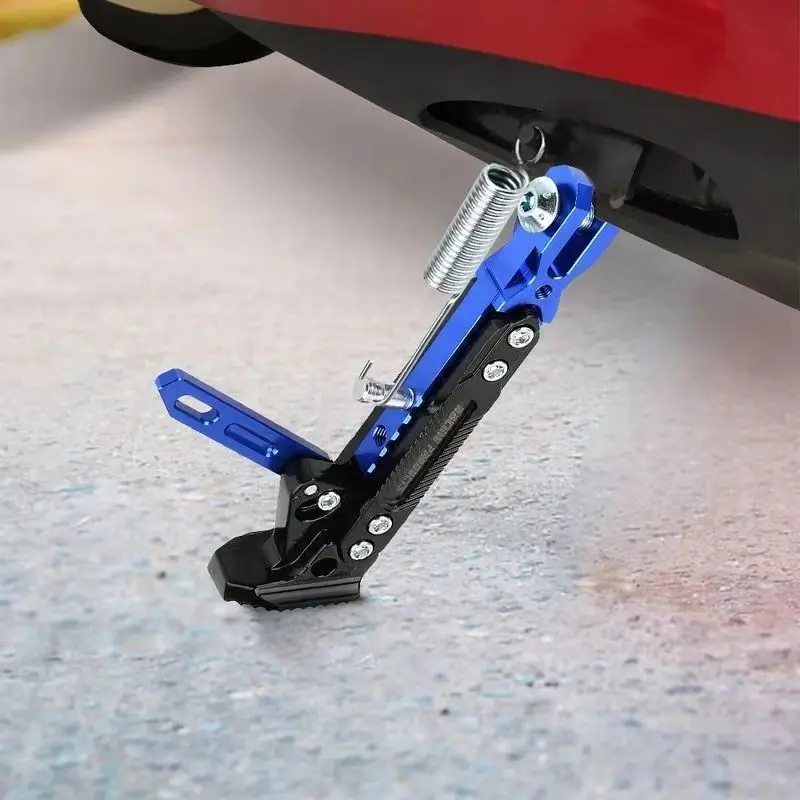 Nastavitelný CNC noha závorky kopat strana stánek motocykl koloběžka parkovací stojí příslušenství pro yamaha mt03 mt07 mt09 mt10 mt125