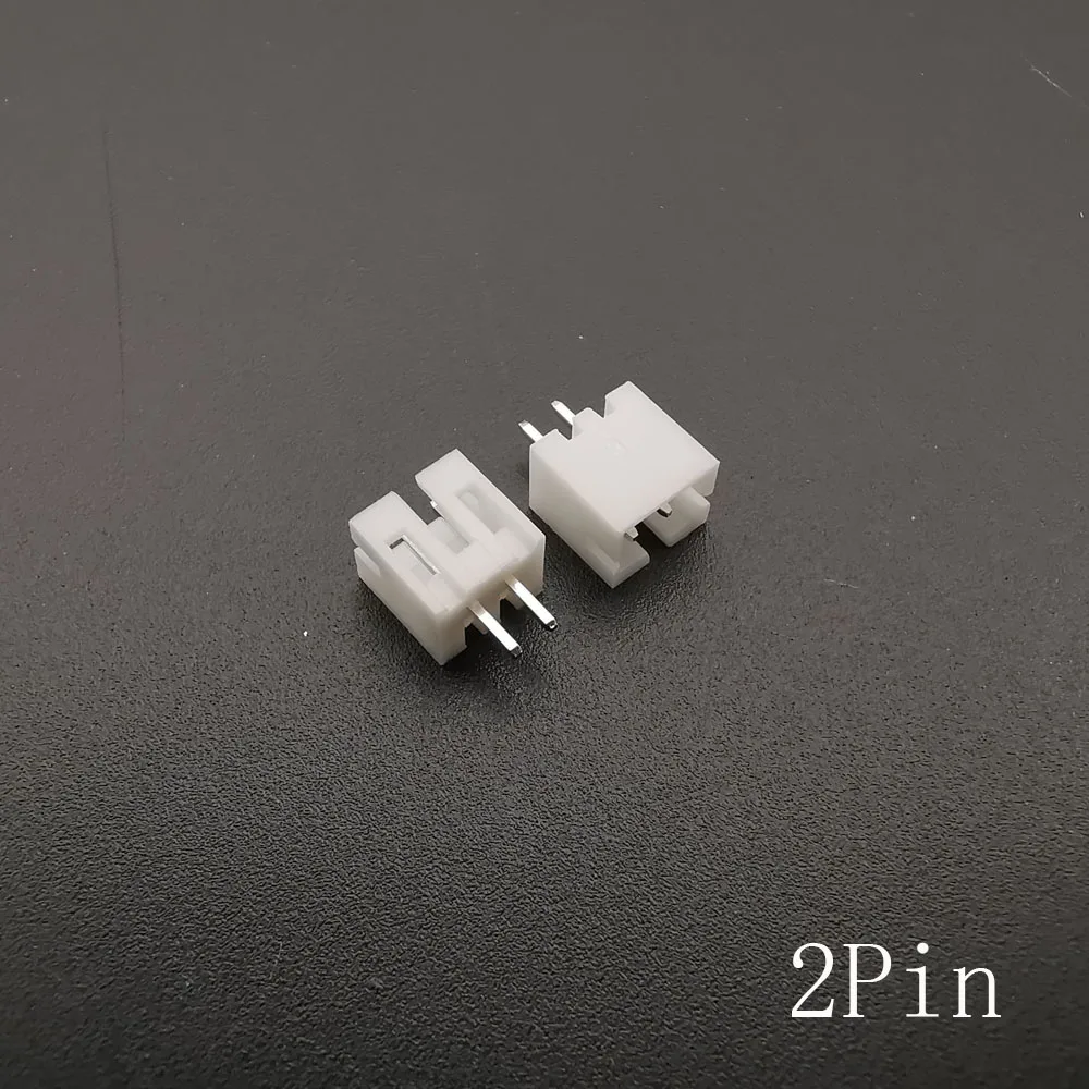100-Pack PH 2.0 Pitch 2-Pin Male and Female Housing Electrical Wire Connectors